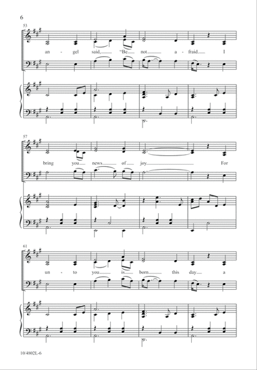 Angel Band Angel Band 4-Part scores gallery preview page 6