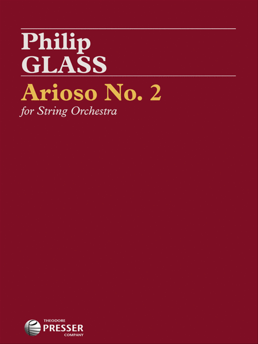 Arioso No. 2 Orchestra scores gallery preview page 1