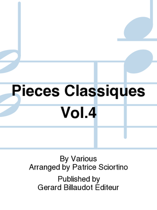 Book cover for Pieces Classiques Vol. 4