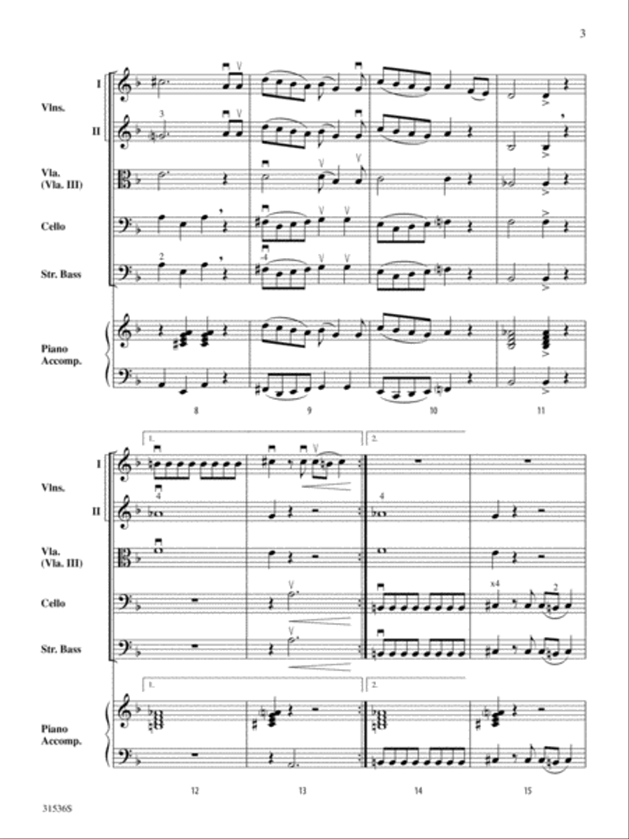 You're a Mean One, Mr. Grinch: Score String Orchestra scores gallery preview page 3