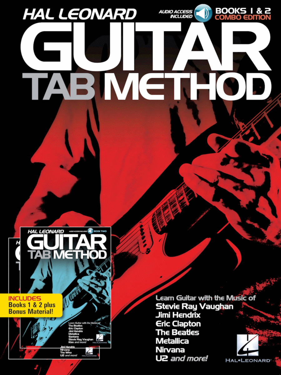 Hal Leonard Guitar Tab Method – Books 1 & 2 Combo Edition Guitar Tablature scores gallery preview page 1