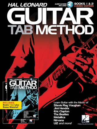 Book cover for Hal Leonard Guitar Tab Method – Books 1 & 2 Combo Edition