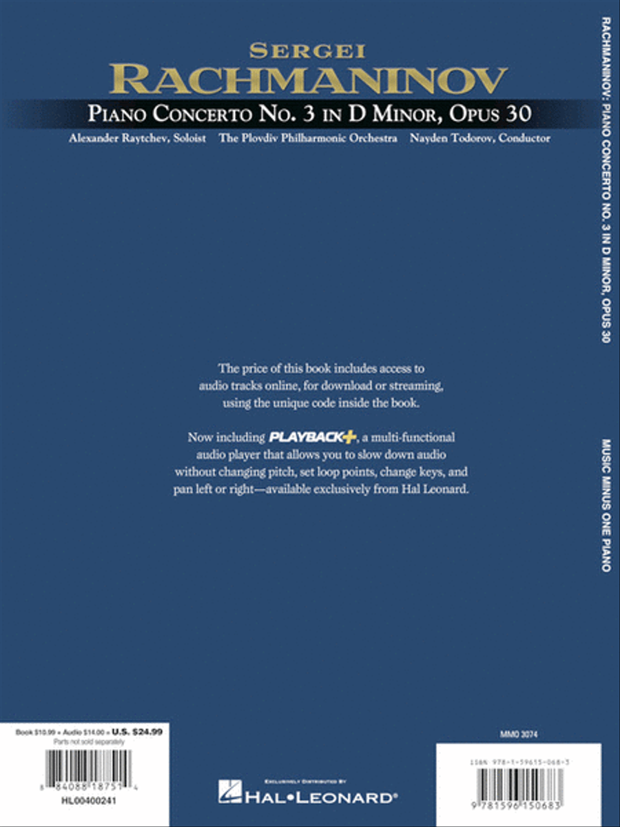 Rachmaninov Concerto No. 3 in D Minor, Op. 30 Piano Solo scores gallery preview page 4