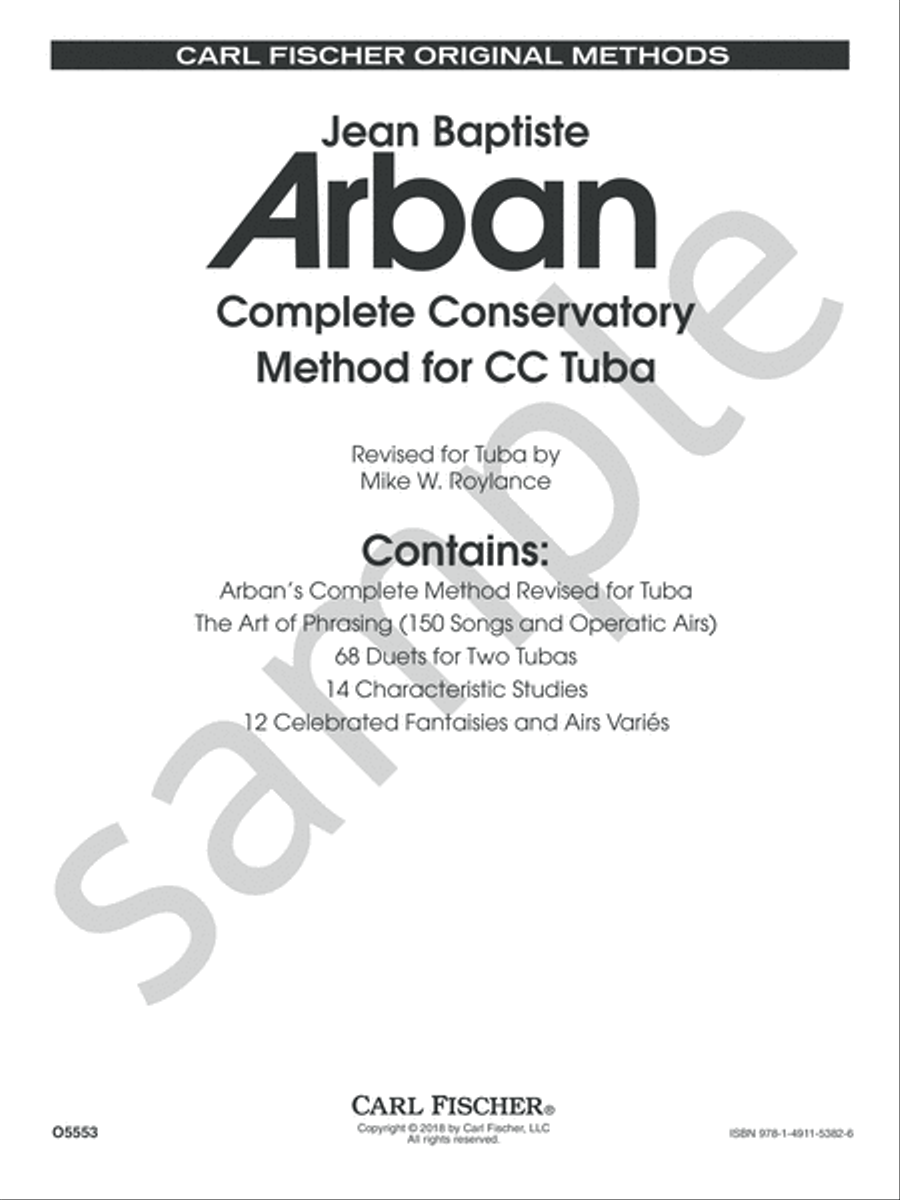 Complete Conservatory Method for CC Tuba Tuba scores gallery preview page 3