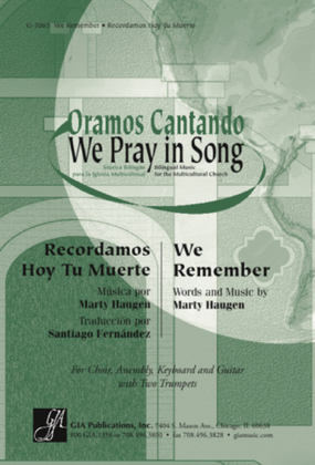 Book cover for We Remember / Recordamos hoy tu muerte - Guitar edition