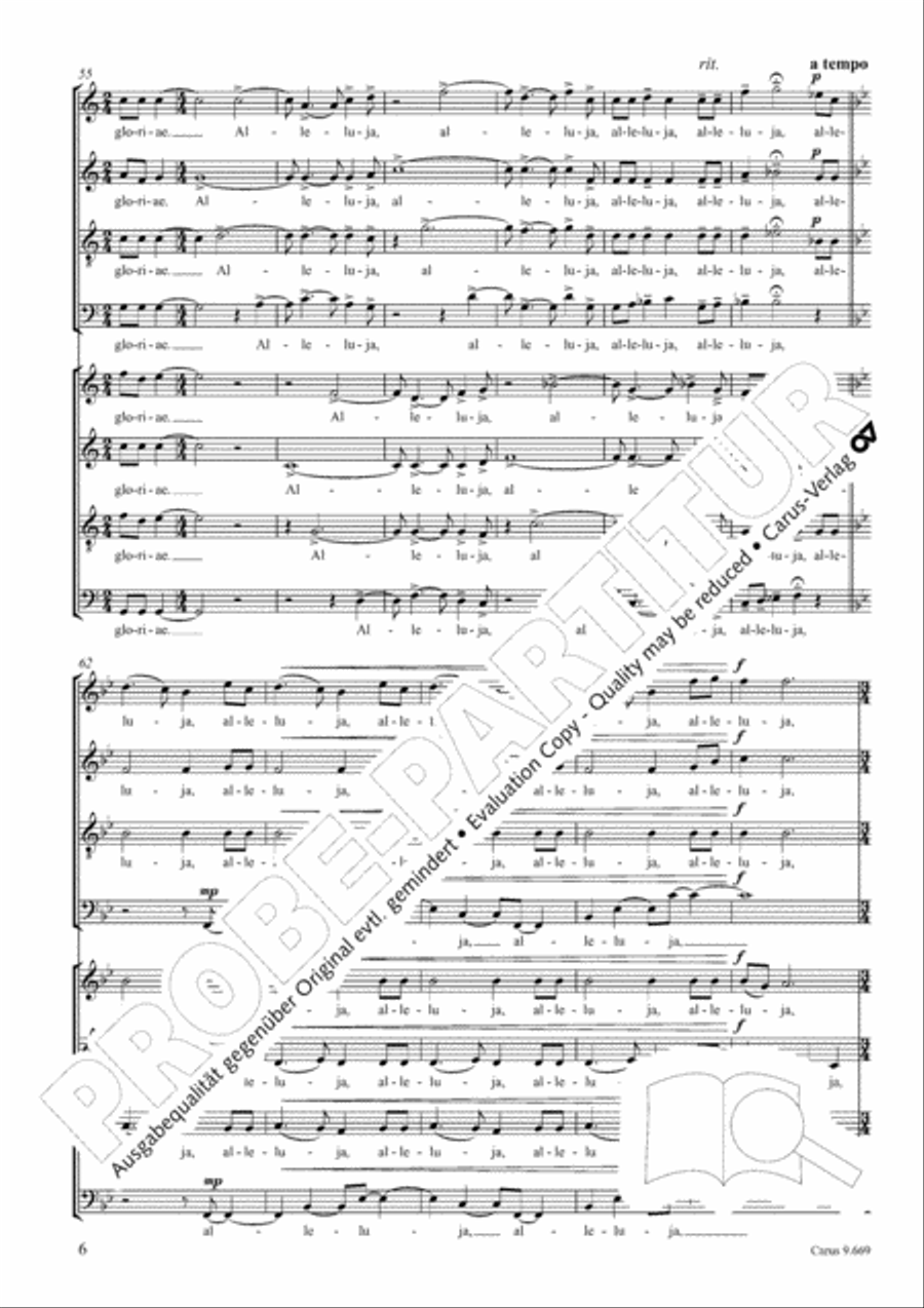 O sacrum convivium 4-Part scores gallery preview page 7