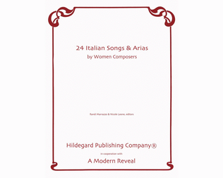 Book cover for 24 Italian Songs & Arias by Women Composers
