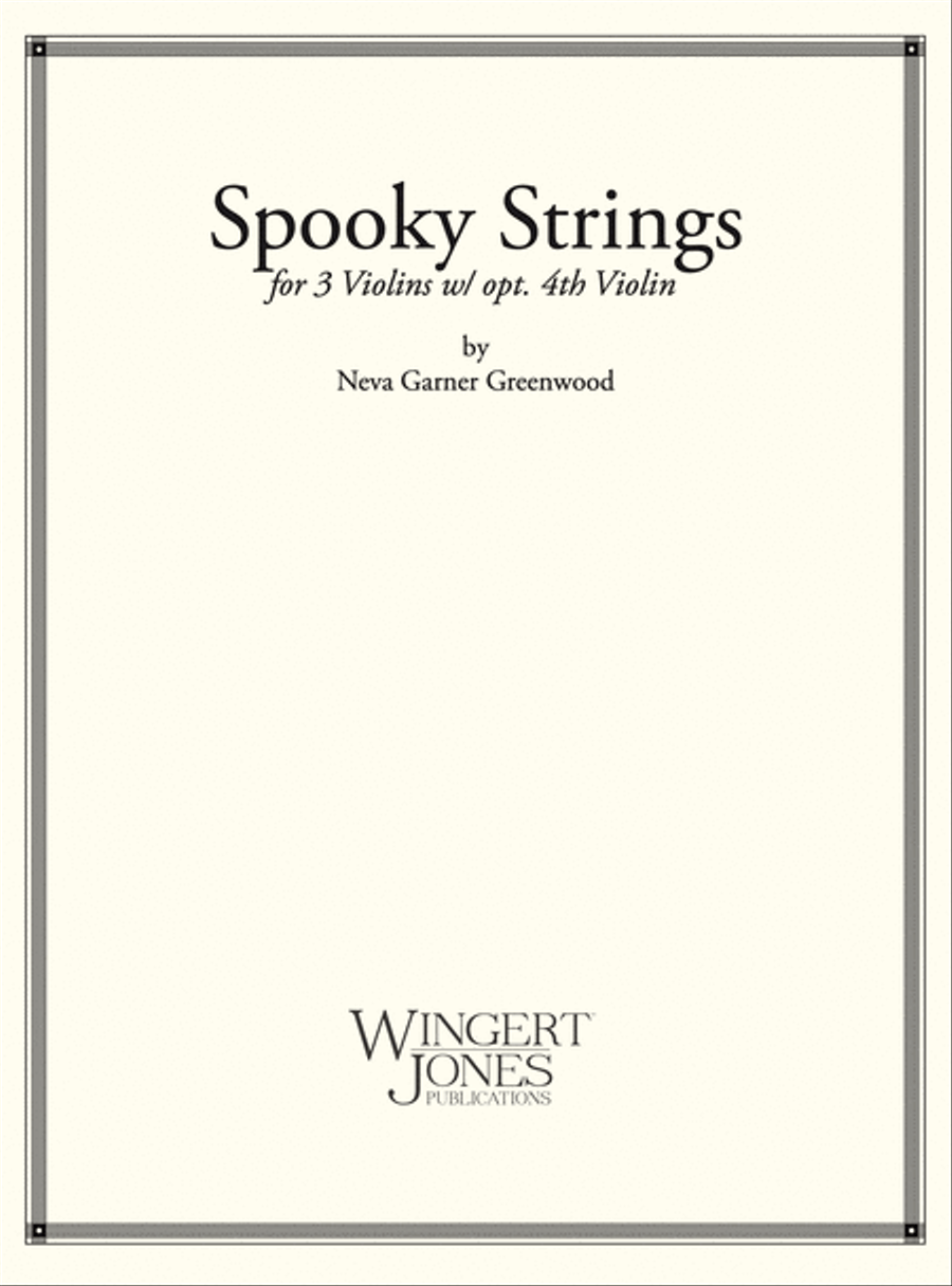 Spooky Strings Violin scores gallery preview page 1