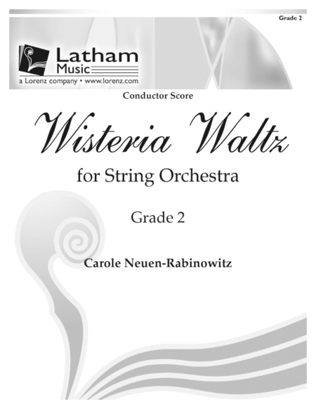 Wisteria Waltz for String Orchestra - Score image number null