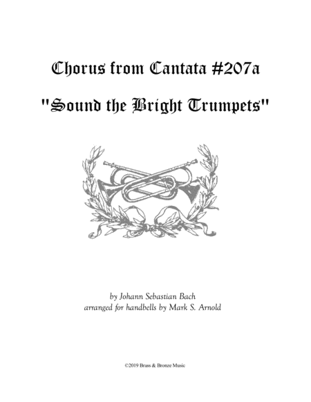 Sound the Bright Trumpets - Chorus from Cantata #207a image number null