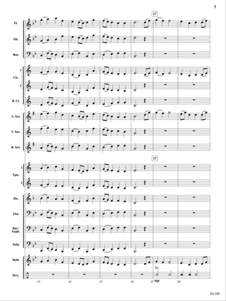Chesapeake Serenade: Score Concert Band scores gallery preview page 5