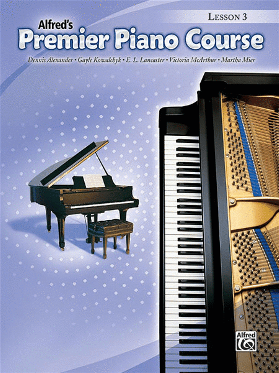 Premier Piano Course Lesson Book, Book 3 Piano Method scores gallery preview page 1
