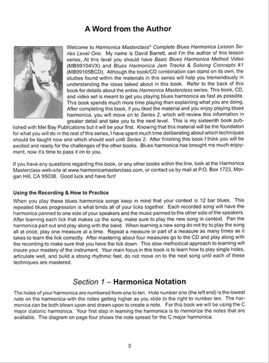 Basic Blues Harmonica Method Level 1 Harmonica scores gallery preview page 4