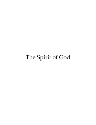 The Spirit of God- Brass Ensemble