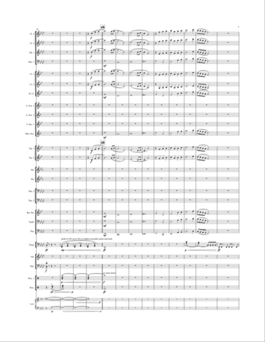 The Wide Waters Concert Band scores gallery preview page 5