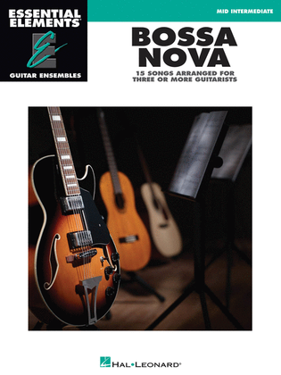 Book cover for Bossa Nova – 15 Songs Arranged for Three or More Guitarists