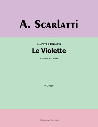 Le Violette, by Scarlatti, in C Major