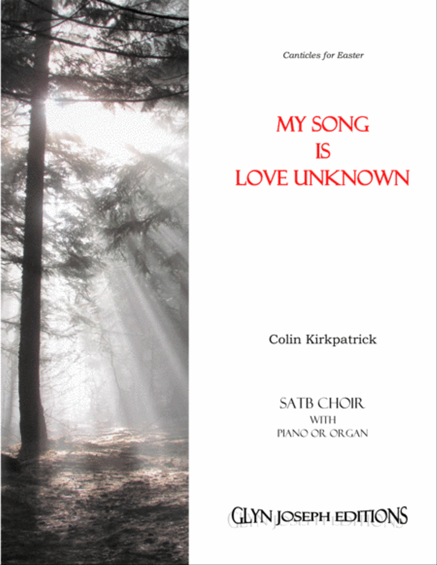My Song is Love unknown (SATB plus piano or organ) 4-Part scores gallery preview page 1