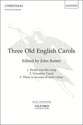 Book cover for Three Old English Carols