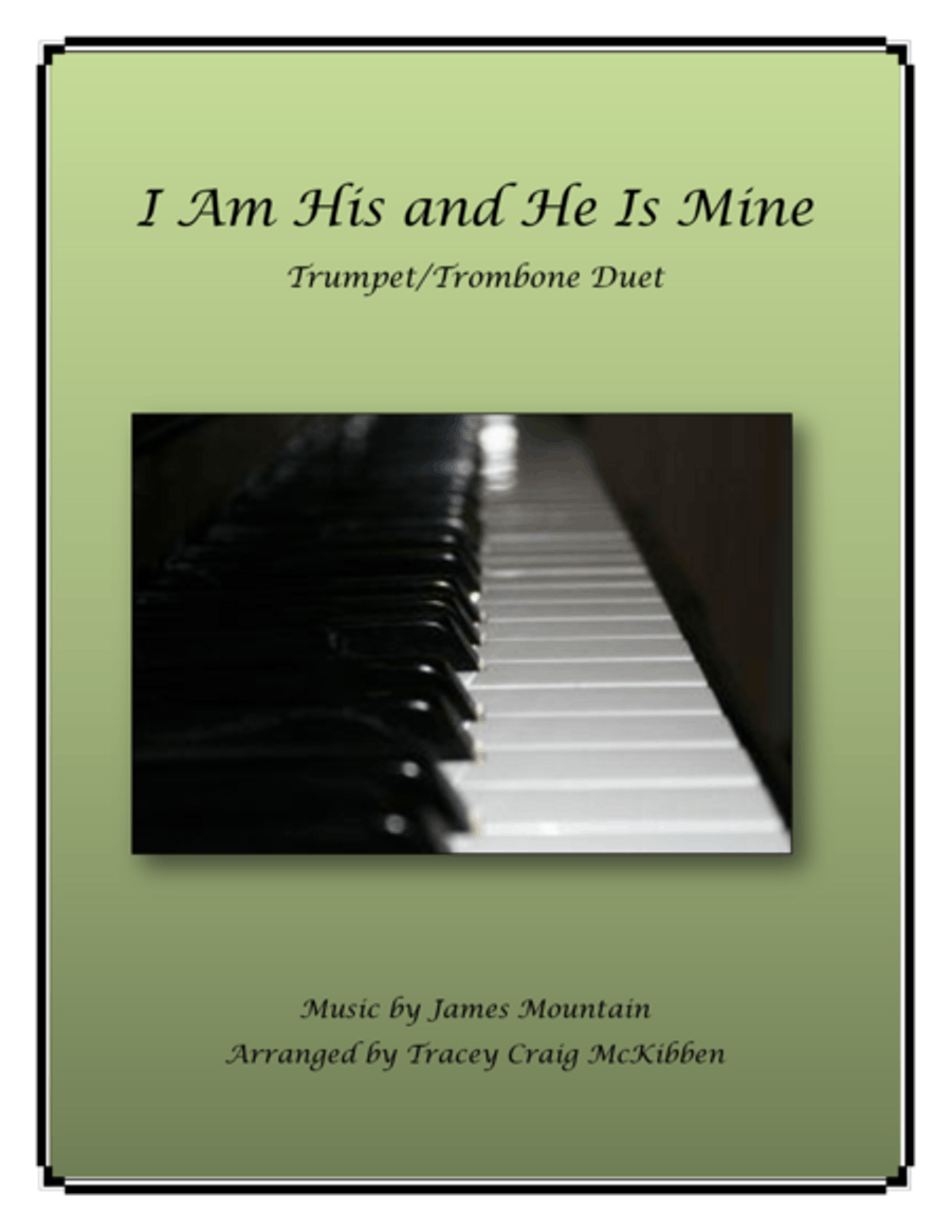 I Am His and He Is Mine (Trumpet/Trombone Duet) Brass Duet scores gallery preview page 1