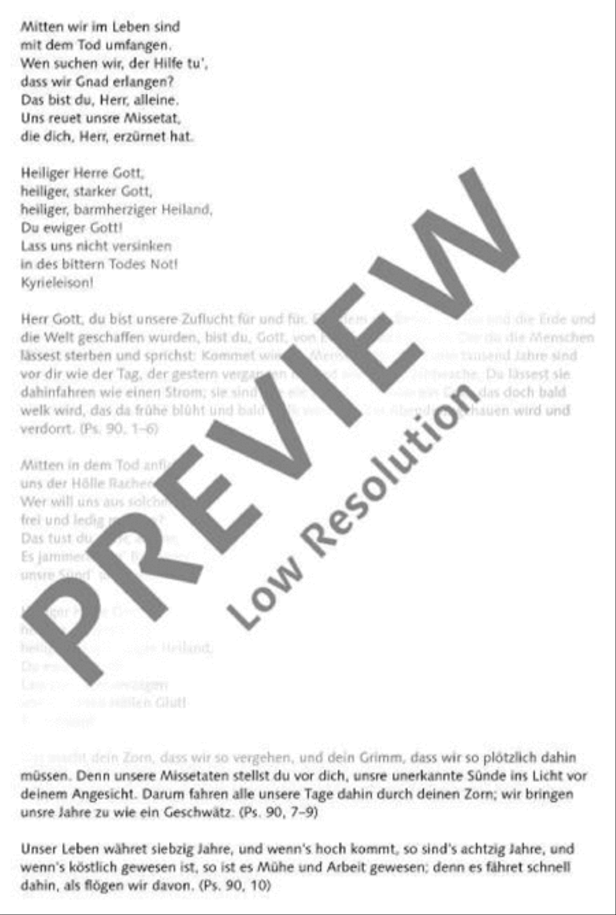 Mitten wir im Leben sind SSAATTBB scores gallery preview page 3