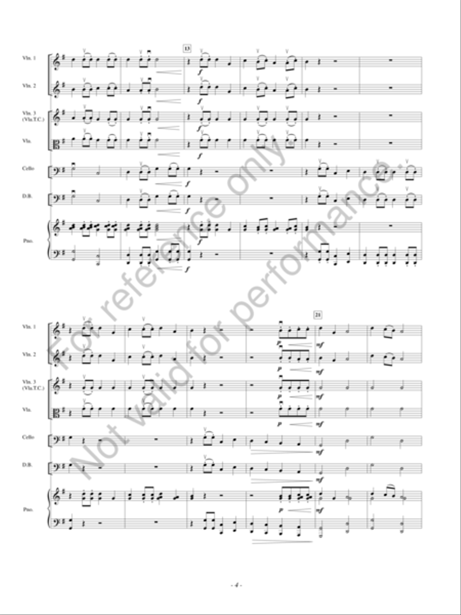 Soaring Above the Clouds Soaring Above the Clouds String Orchestra scores gallery preview page 3