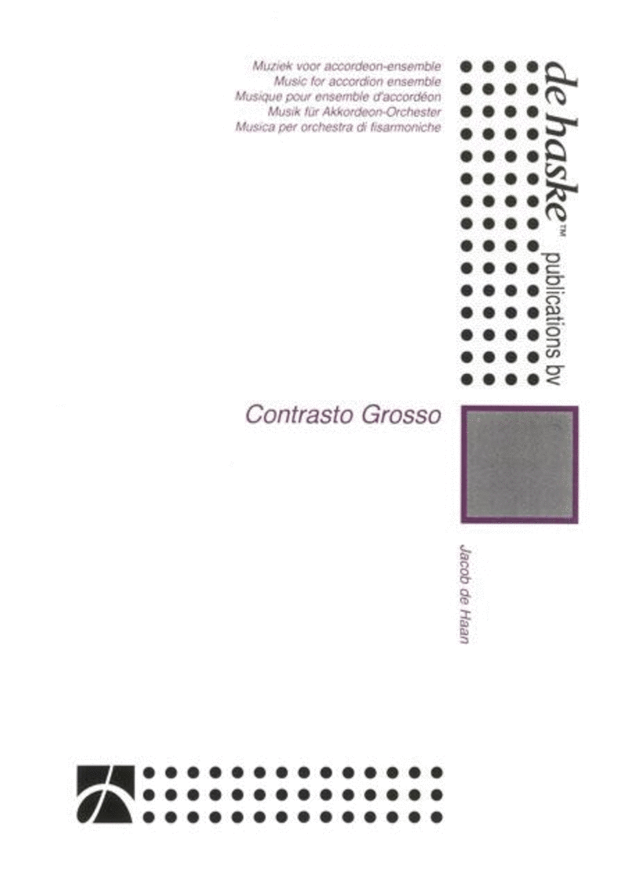 Contrasto Grosso Accordion Orchestra scores gallery preview page 1
