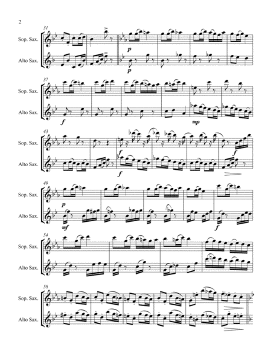 Frolic Woodwind Duet scores gallery preview page 2