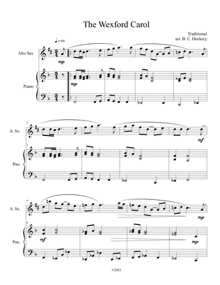 Book cover for The Wexford Carol (Alto Sax Solo with Piano Accompaniment)
