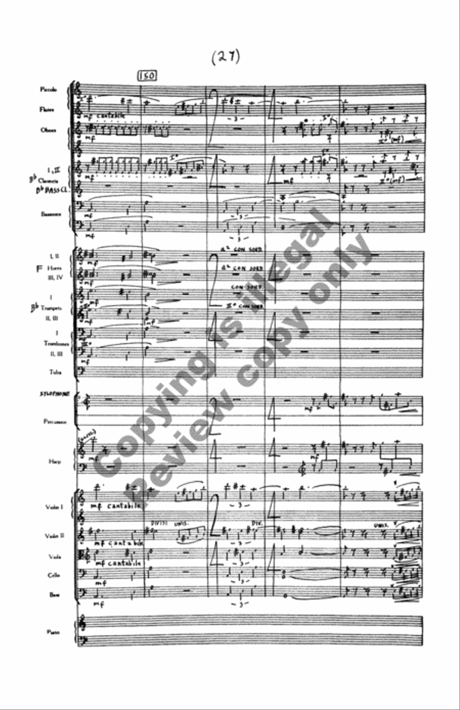 Tenso Tenso Full Orchestra scores gallery preview page 17