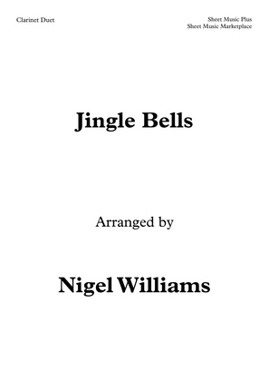 Book cover for Jingle Bells, for Clarinet Duet