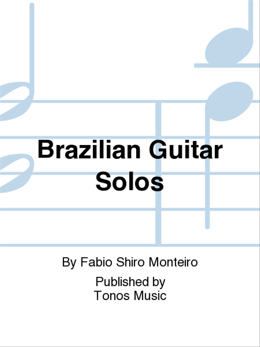 Brazilian Guitar Solos Guitar Solo scores gallery preview page 1