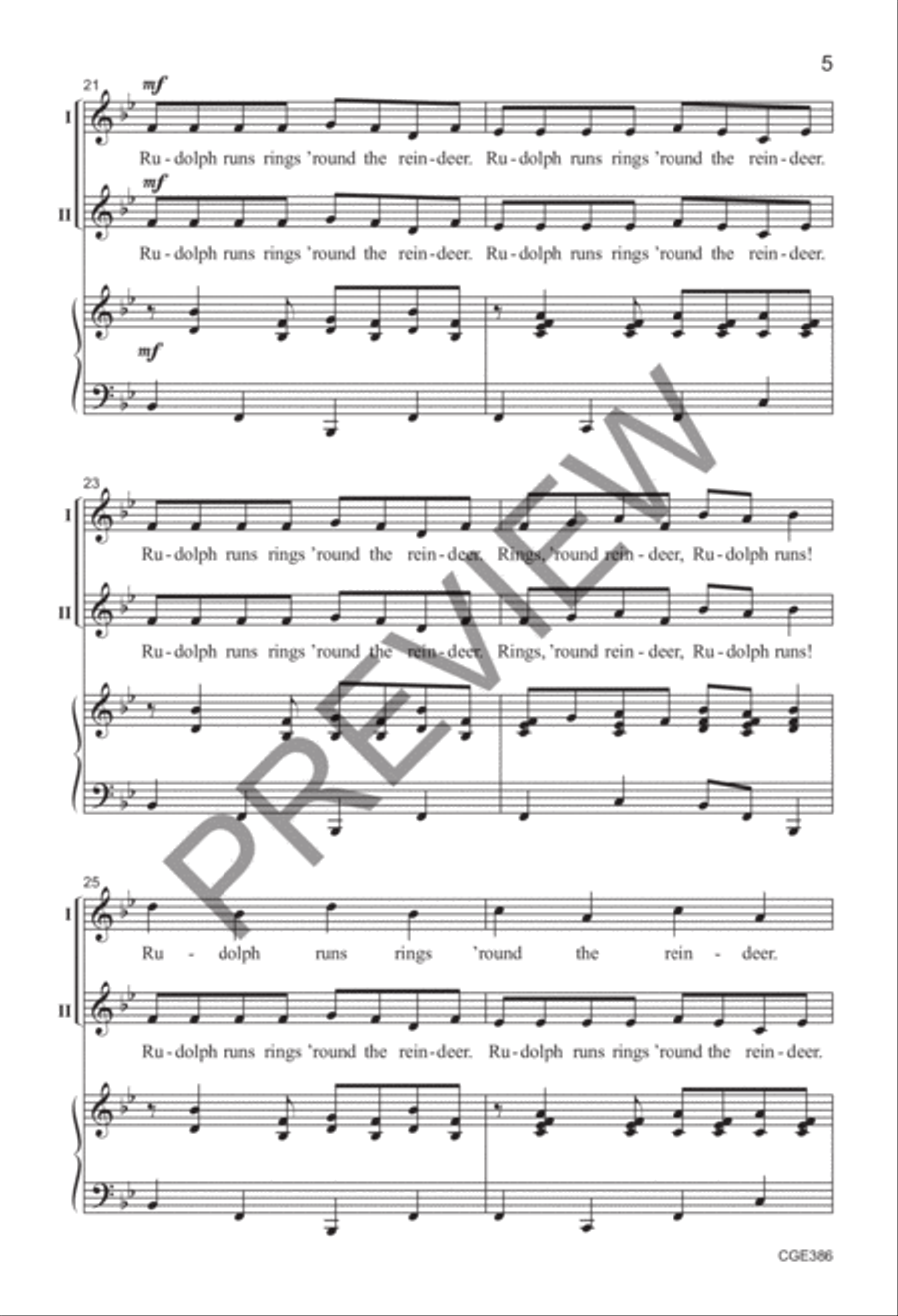 A Tongue Twister Holiday (Two-part) 2-Part scores gallery preview page 5