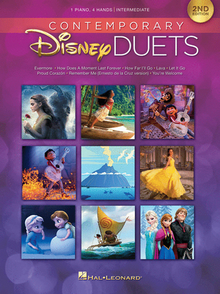 Book cover for Contemporary Disney Duets – 2nd Edition