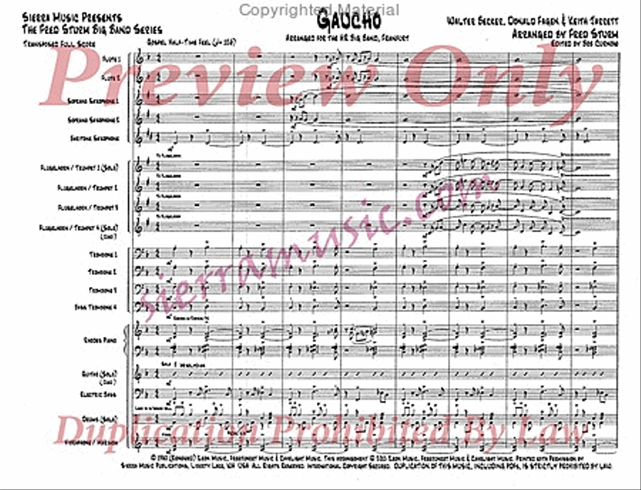 Gaucho Gaucho Big Band scores gallery preview page 2