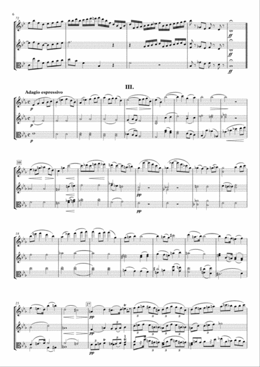 Suite for Terzetto, Op.133 String Duet scores gallery preview page 6