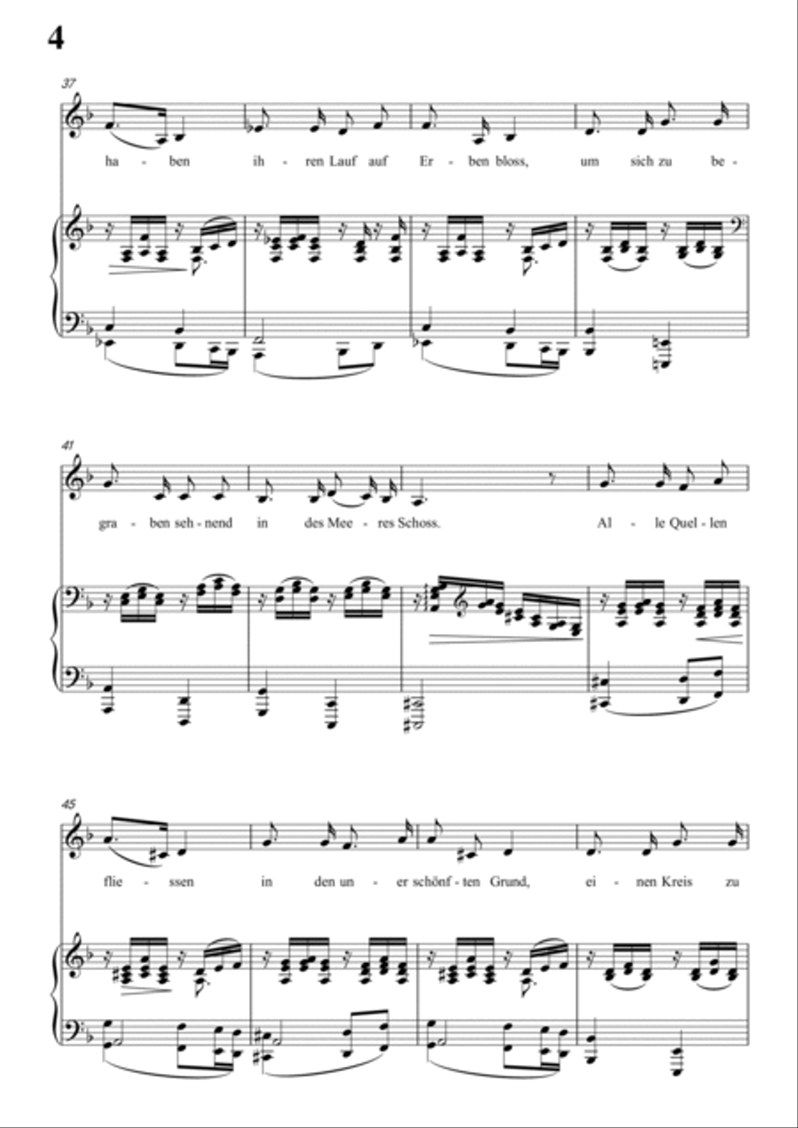 Schumann-Rose,Meer und Sonne in F Major for Voice and Piano Voice Solo scores gallery preview page 5
