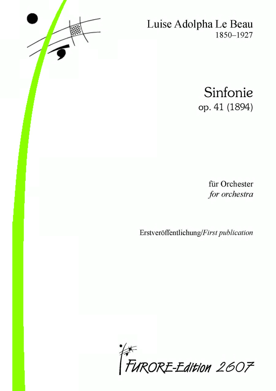 Sinfonie F-Dur, op. 41 Sinfonie F-Dur, op. 41 Full Orchestra scores gallery preview page 1