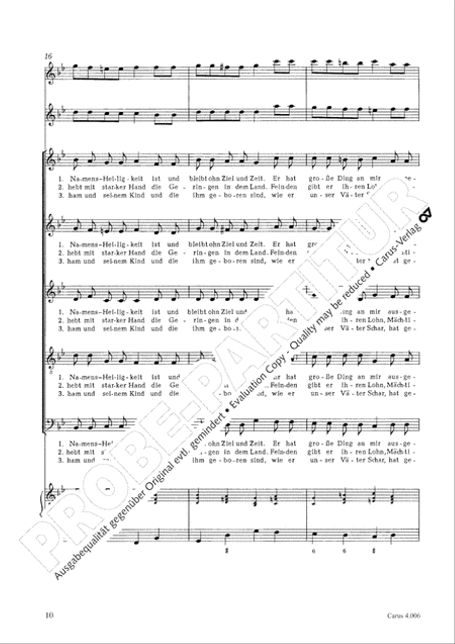 Ten motets Choir scores gallery preview page 12