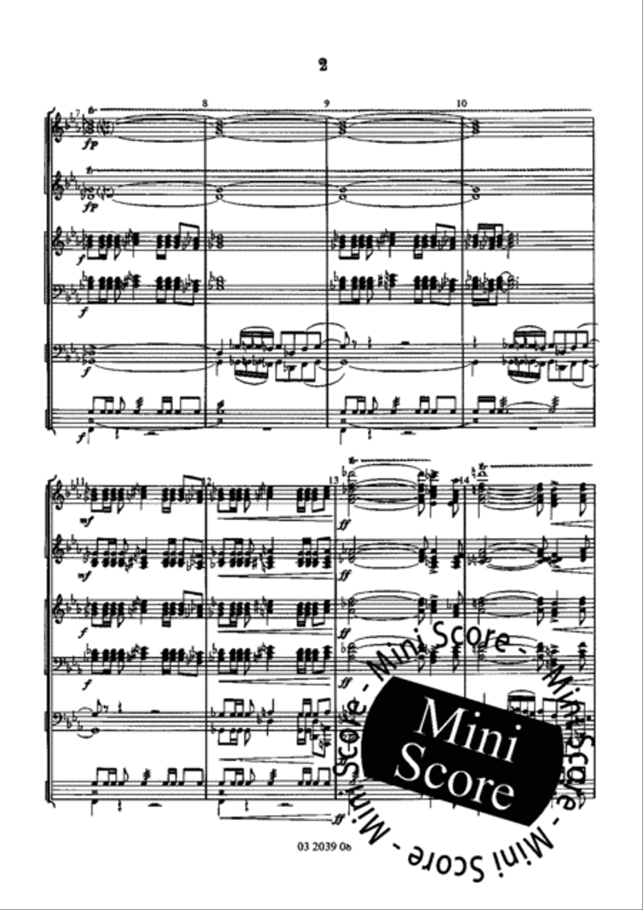 Las Playas de Rio Concert Band scores gallery preview page 8