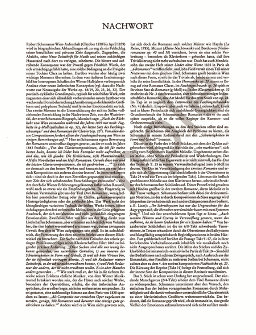 3 Romances Op. 28 Piano scores gallery preview page 4