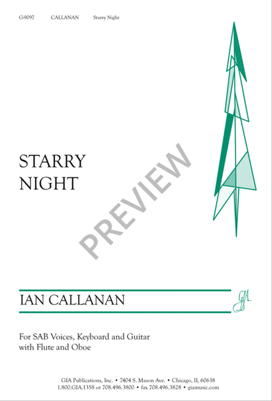 Starry Night - Instrument edition Flute scores gallery preview page 1