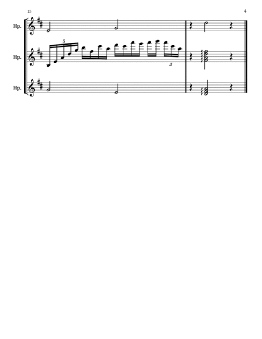 Z 164 for 3 Harps Harmonica scores gallery preview page 4