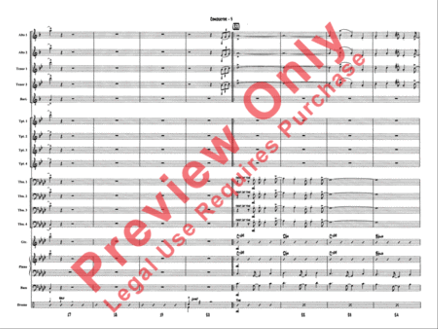 Caravan Jazz Ensemble scores gallery preview page 5
