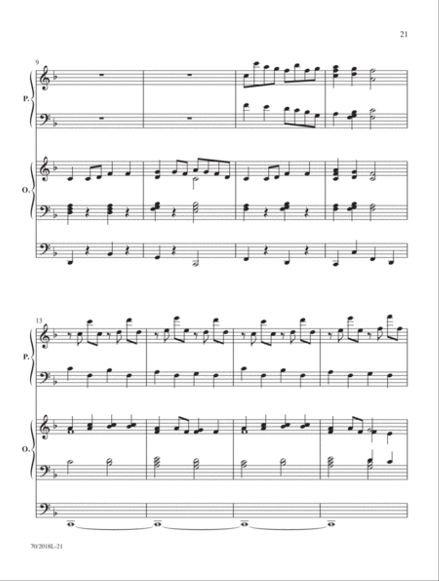 Holy Manna Organ scores gallery preview page 14