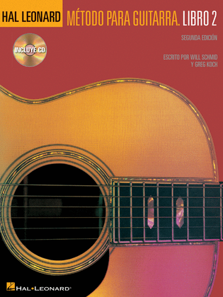 Book cover for Spanish Edition: Hal Leonard Metodo Para Guitarra - Libro 2
