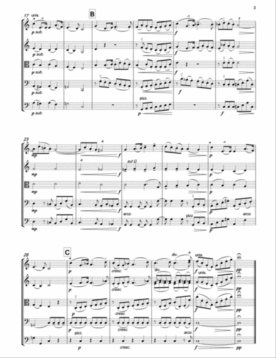 MENDELSSOHN Song without Words Op.102.No.6 for string orchestra String Orchestra scores gallery preview page 3