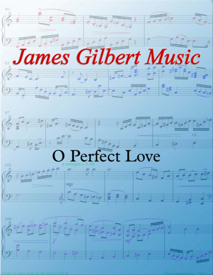O Perfect Love Organ Solo scores gallery preview page 1