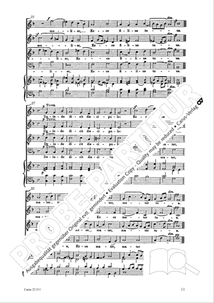 Les sept paroles du Christ sur la croix 4-Part scores gallery preview page 12
