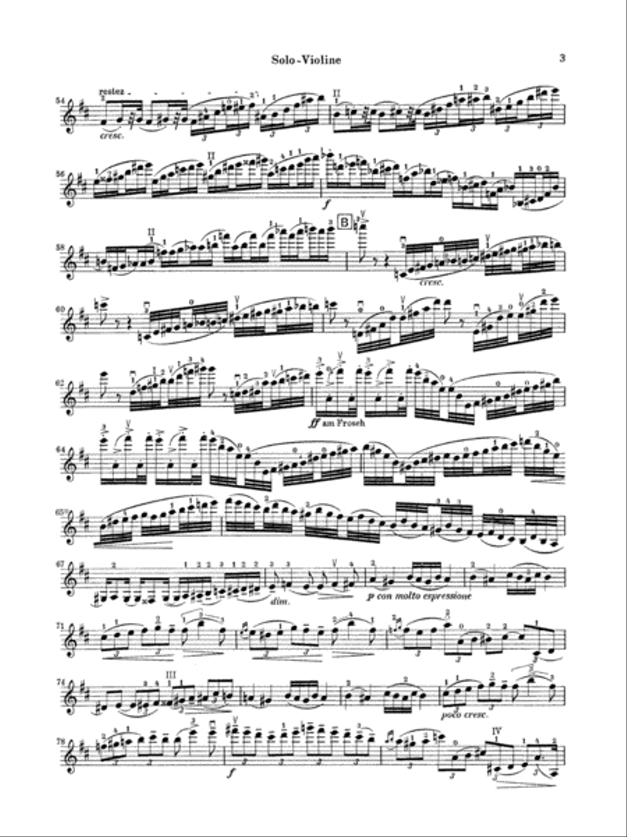 Tchaikovsky: Violin Concerto in D Major, Op. 35 Violin Solo scores gallery preview page 3